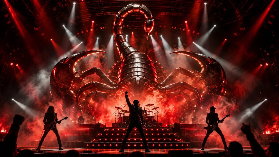 Scorpions w Polsce 2026: 23.07 PreZero Arena Gliwice i 25.07 Atlas Arena Łódź. Sprawdź daty, ceny biletów od 321 zł, setlistę 60-lecia, start sprzedaży i dojazd na koncerty legendy rocka.